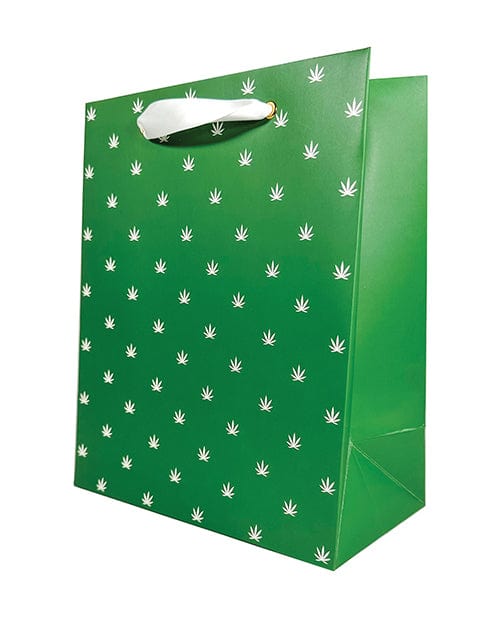 Kush Kards LLC Polka Pot Gift Bag Green/white Bachelorette & Party Supplies