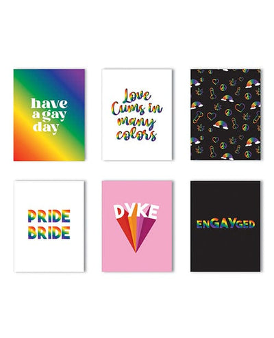 Kush Kards LLC Pride Pack Naughty Greeting Card - Variety Pack Of 6 Bachelorette & Party Supplies