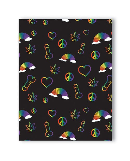Kush Kards LLC Rainbow Penis Naughty Greeting Card Bachelorette &amp; Party Supplies