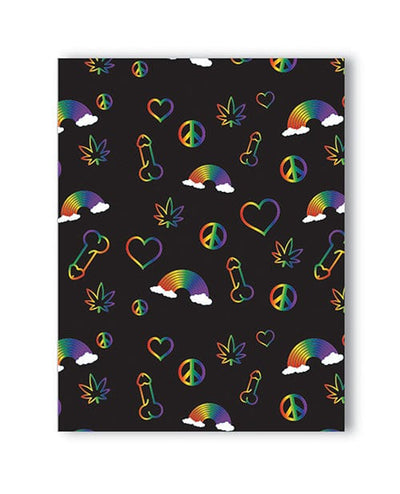 Kush Kards LLC Rainbow Penis Naughty Greeting Card Bachelorette & Party Supplies