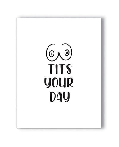 Kush Kards LLC Tits Your Day Naughty Greeting Card Bachelorette & Party Supplies