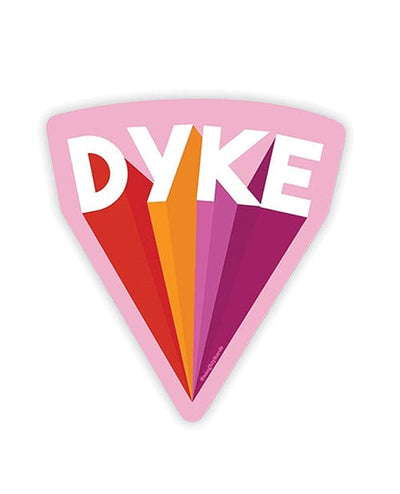 Kush Kards LLC Dyke Naughty Sticker - Pack Of 3 Novelties
