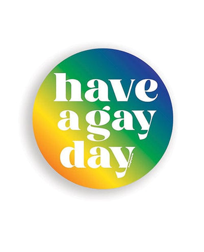 Kush Kards LLC Gay Day Naughty Sticker - Pack Of 3 Novelties
