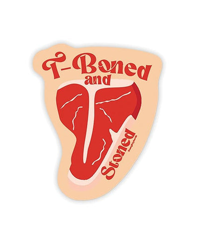 Kush Kards LLC Toned And Boned Naughty Sticker - Pack Of 3 Novelties