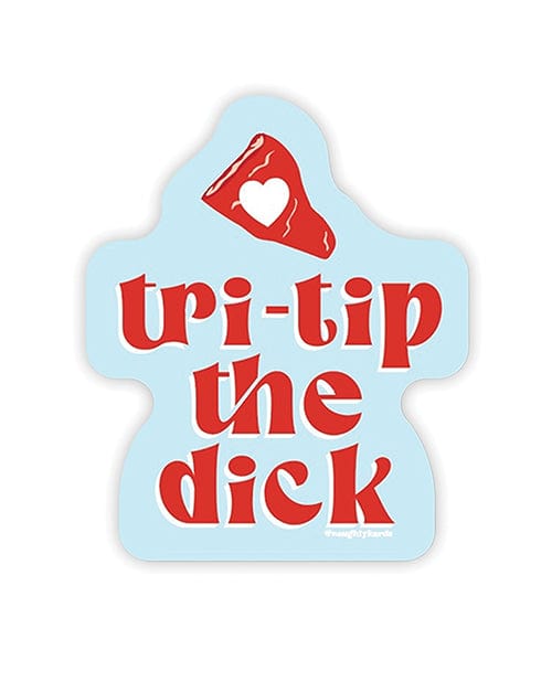 Kush Kards LLC Tri Trip Naughty Sticker - Pack Of 3 Novelties