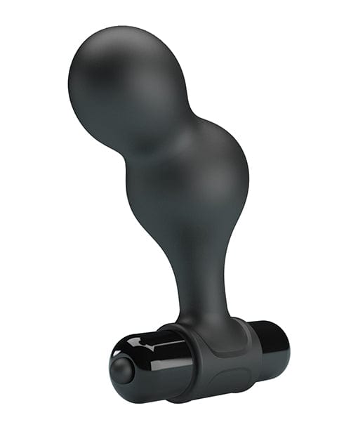 Liaoyang Baile Health Care Produ Mr. Play Silicone Anal Vibro Plug - Black Anal Toys