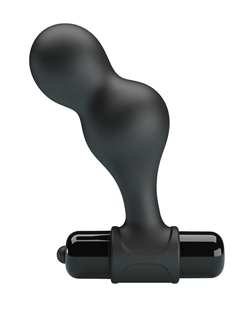 Liaoyang Baile Health Care Produ Mr. Play Silicone Anal Vibro Plug - Black Anal Toys