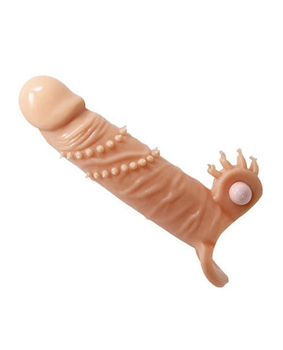 Liaoyang Baile Health Care Produ Pretty Love Connor 6.7" Vibrating Penis Sleeve - Ivory Penis Toys