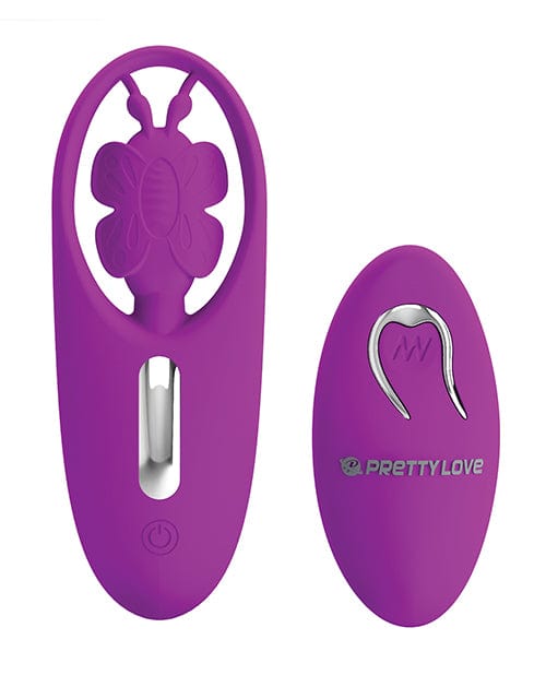 Liaoyang Baile Health Care Produ Pretty Love Dancing Butterfly Panty Vibe W-free Panty - Fuchsia Vibrators