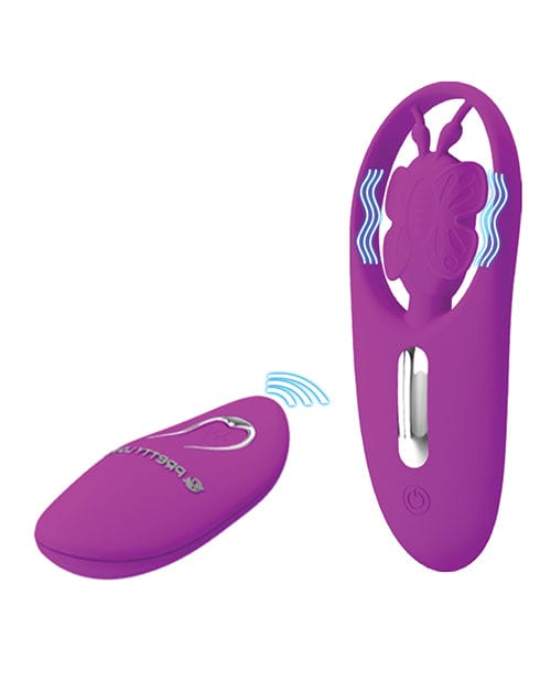 Liaoyang Baile Health Care Produ Pretty Love Dancing Butterfly Panty Vibe W-free Panty - Fuchsia Vibrators