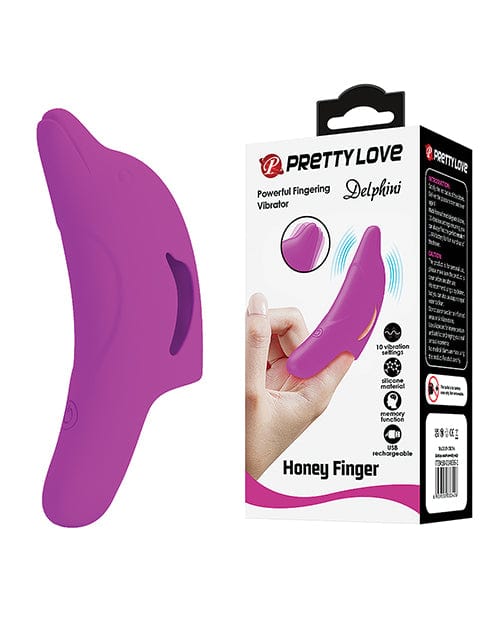 Liaoyang Baile Health Care Produ Pretty Love Delphini Dolphin Honey Finger Vibe - Fuchsia Vibrators