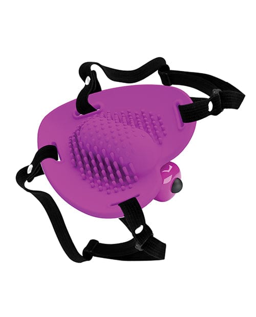Liaoyang Baile Health Care Produ Pretty Love Heartbeat Strap On Clitoral Massager - Fuchsia Vibrators