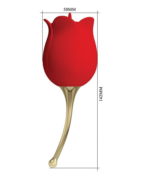 Liaoyang Baile Health Care Produ Pretty Love Licking Rose Lover Dual Ended - Rose Vibrators