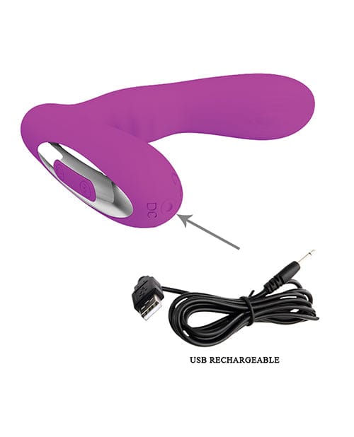 Liaoyang Baile Health Care Produ Pretty Love Piper Double Pulsation Vibe - Fuchsia Vibrators