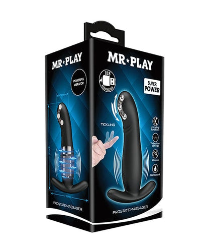 Liaoyang Baile Health Care Products Mr. Play Rolling Bead Prostate Massager - Black Anal Toys