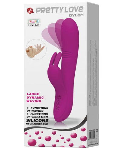Liaoyang Baile Health Care Products Pretty Love Dylan Bunny Ears Come Hither Rabbit - 11 Function Fuchsia Vibrators