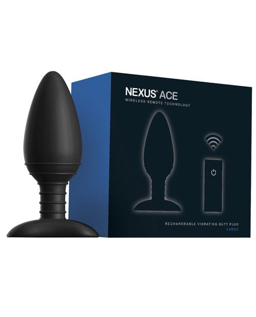 Nexus Ace Remote Control Butt Plug Large - Black by Nexus | Anal Toys