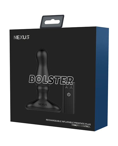 Nexus Bolster Butt Plug  with Inflatable Tip - Black