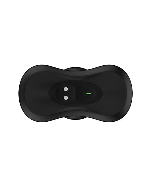 Nexus Bolster Butt Plug  with Inflatable Tip - Black