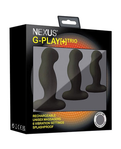 Libertybelle Marketing Nexus G Play Trio Rechargeable Massagers - Black Anal Toys