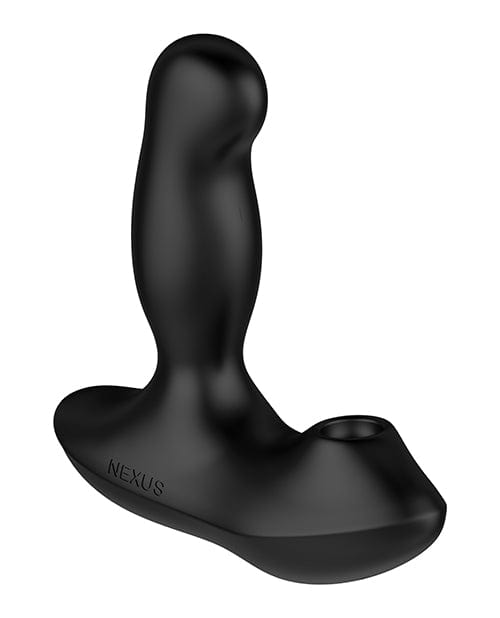 Libertybelle Marketing Nexus Revo Air Rotating Prostate Massager with Suction - Black Anal Toys