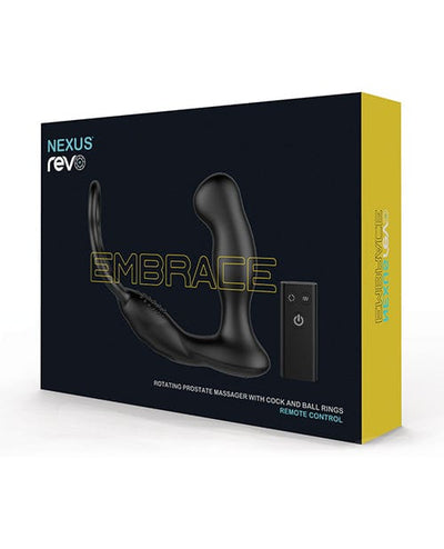 Libertybelle Marketing Nexus Revo Embrace Rotating Prostate Massager - Black Anal Toys