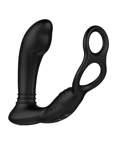 Libertybelle Marketing Nexus Stimul8 Dual Anal &amp; Perineum Cock &amp; Ball - Black Penis Toys