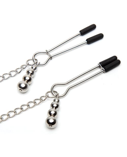 Lovehoney C/o Wow Tech Fifty Shades Of Grey Play Nice Satin &amp; Lace Collar &amp; Nipple Clamps Kink &amp; BDSM