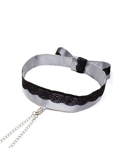 Lovehoney C/o Wow Tech Fifty Shades Of Grey Play Nice Satin &amp; Lace Collar &amp; Nipple Clamps Kink &amp; BDSM
