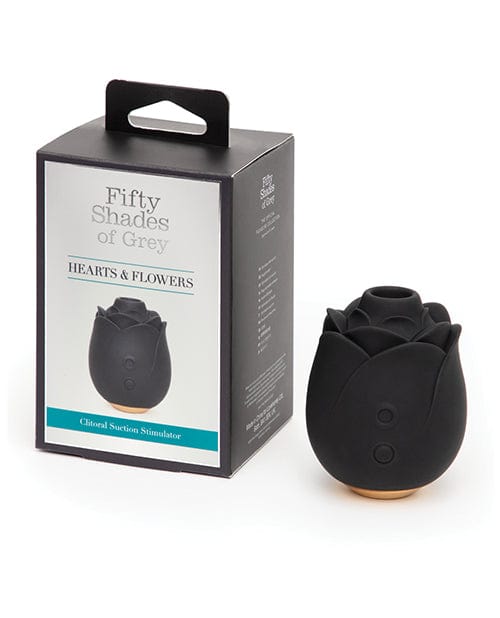 Lovehoney C/o Wow Tech Fifty Shades Of Grey Hearts &amp; Flowers Rose Vibrator - Black Sale