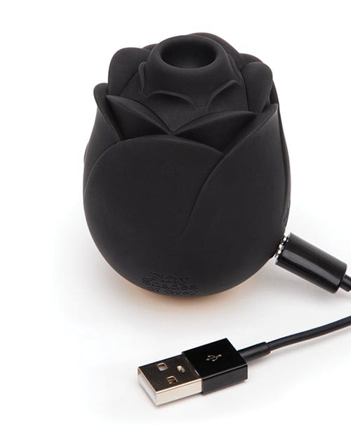 Lovehoney C/o Wow Tech Fifty Shades Of Grey Hearts & Flowers Rose Vibrator - Black Sale