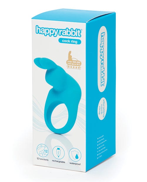 Lovehoney Ltd Happy Rabbit Rechargeable Cock Ring Blue Penis Toys