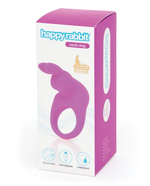 Lovehoney Ltd Happy Rabbit Rechargeable Cock Ring Purple Penis Toys