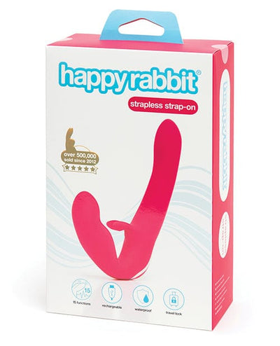 Lovehoney Happy Rabbit Strapless Strap On Rabbit Vibe - Pink Vibrators