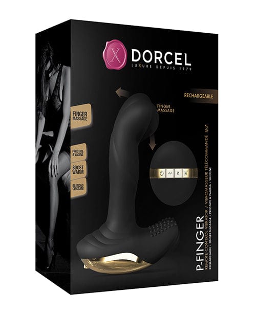 Lovely Planet Dorcel P-finger Come Hither - Black-Gold Anal Toys