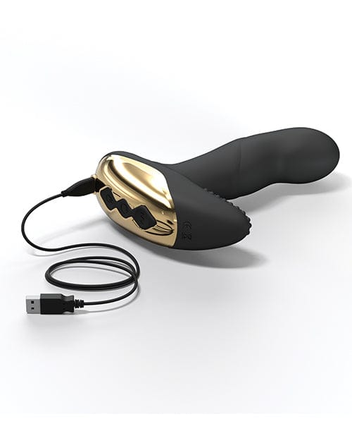 Lovely Planet Dorcel P-finger Come Hither - Black-Gold Anal Toys