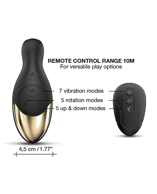 Lovely Planet Dorcel P-joy Double Action Prostate Massager - Black Anal Toys
