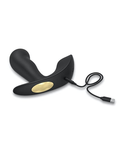 Lovely Planet Dorcel Twist Delight Rotating Head with Beads - Black Anal Toys