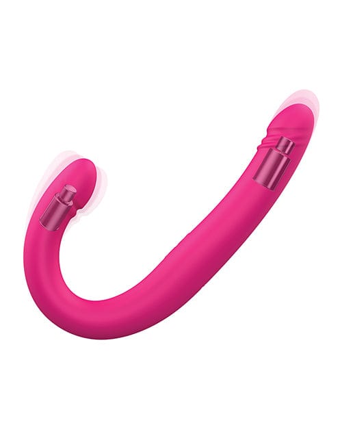 Lovely Planet Dorcel Orgasmic Double Do 16.5" Thrusting Dong - Pink Dildos