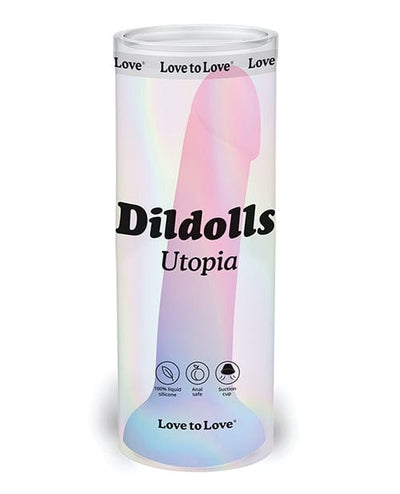 Lovely Planet Love To Love Curved Suction Cup Dildolls Utopia - Asst Colors Dildos