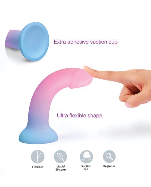 Lovely Planet Love To Love Curved Suction Cup Dildolls Utopia - Asst Colors Dildos