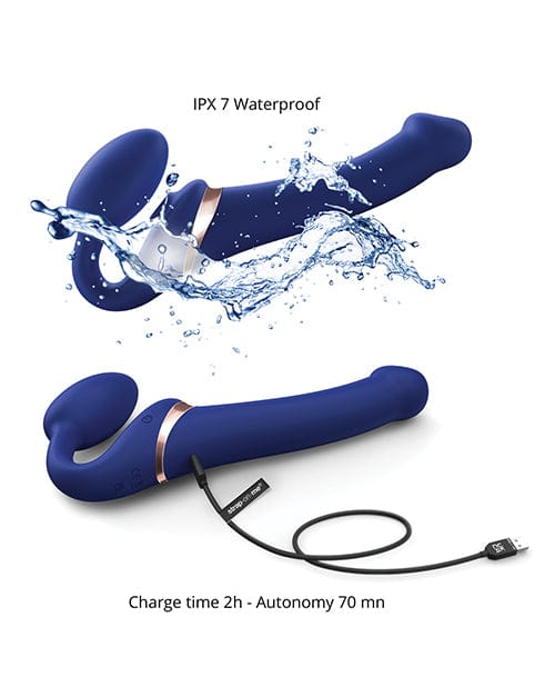 Lovely Planet Strap On Me Multi Orgasm Bendable Strapless Strap On Large Dildos