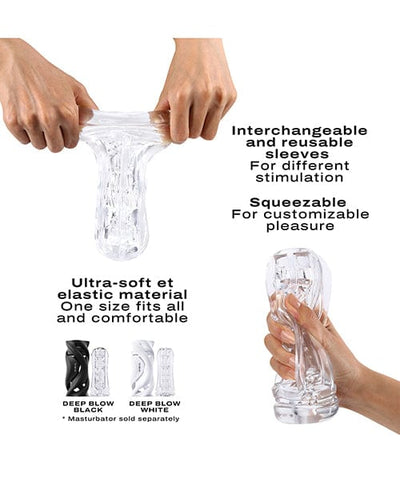 Lovely Planet Dorcel Deep Blow Extreme Sleeve - Clear Penis Toys