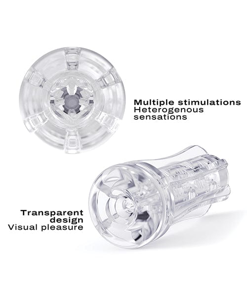 Lovely Planet Dorcel Deep Blow Multi Sensation Sleeve - Clear Penis Toys