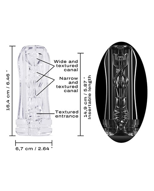 Lovely Planet Dorcel Deep Blow Multi Sensation Sleeve - Clear Penis Toys