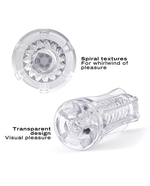 Lovely Planet Dorcel Deep Blow Tornado Sleeve - Clear Penis Toys