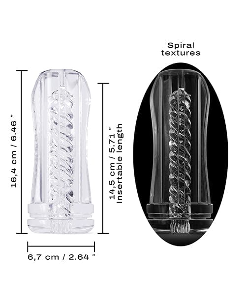 Lovely Planet Dorcel Deep Blow Tornado Sleeve - Clear Penis Toys