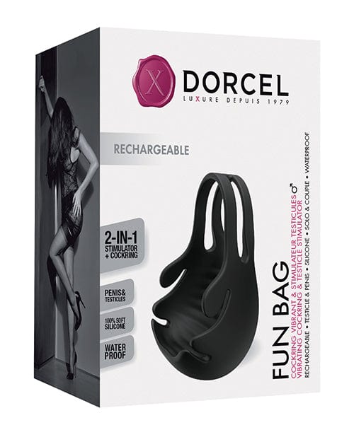 Lovely Planet Dorcel Fun Bag Testicle Vibrator - Black Penis Toys