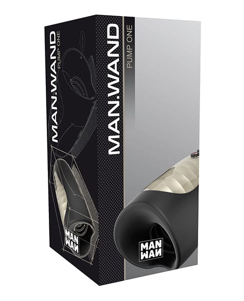 Lovely Planet Man Wand Pump One Masturbator- Black Penis Toys