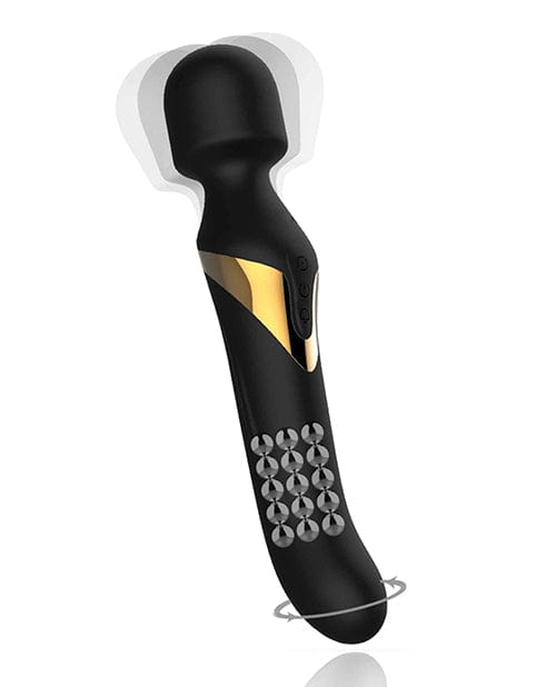 Lovely Planet Dorcel Dual Orgasms Wand Vibrator - Black-gold Vibrators